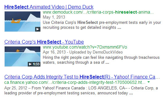 Google Search Snippet