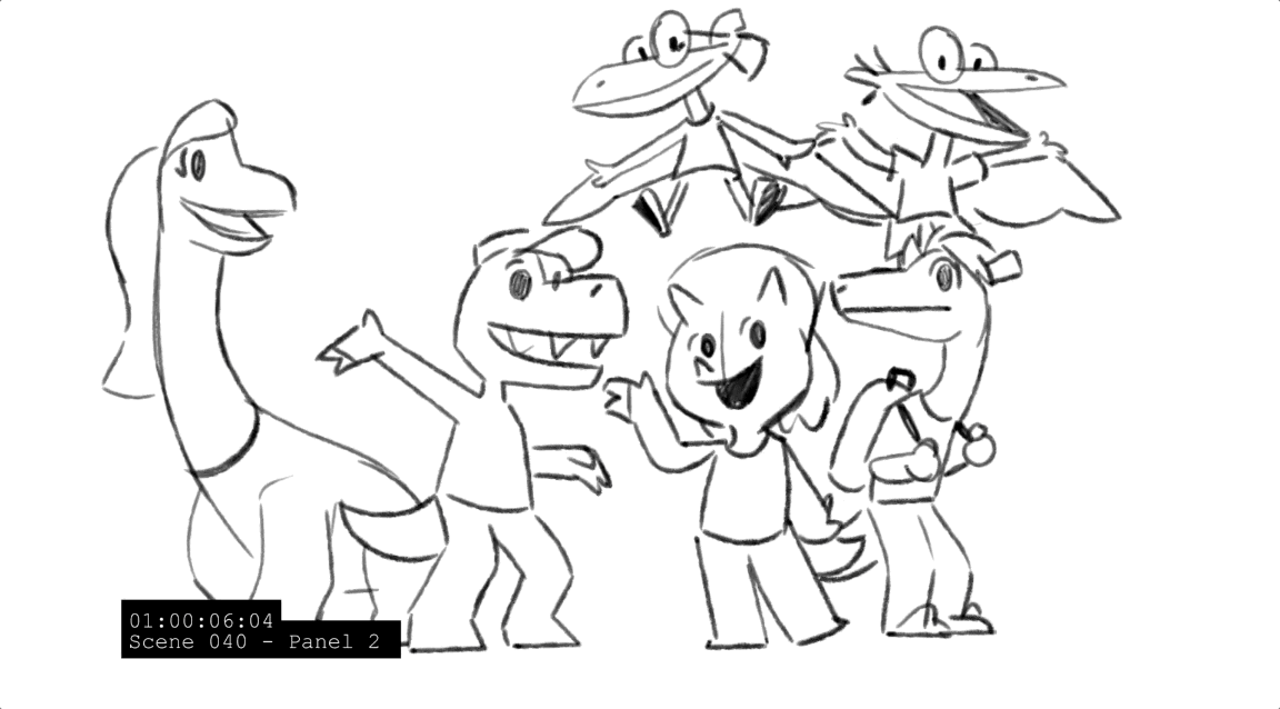 Sometimes you don't need Jurassic Park technology to bring dinosaurs to life—a simple animatic will do. 